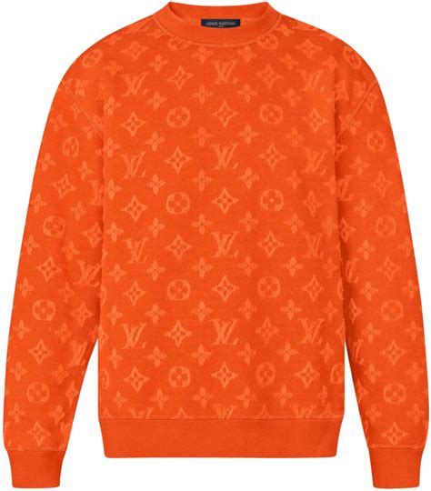 louis vuitton pullover orange|louis vuitton sweatshirt.